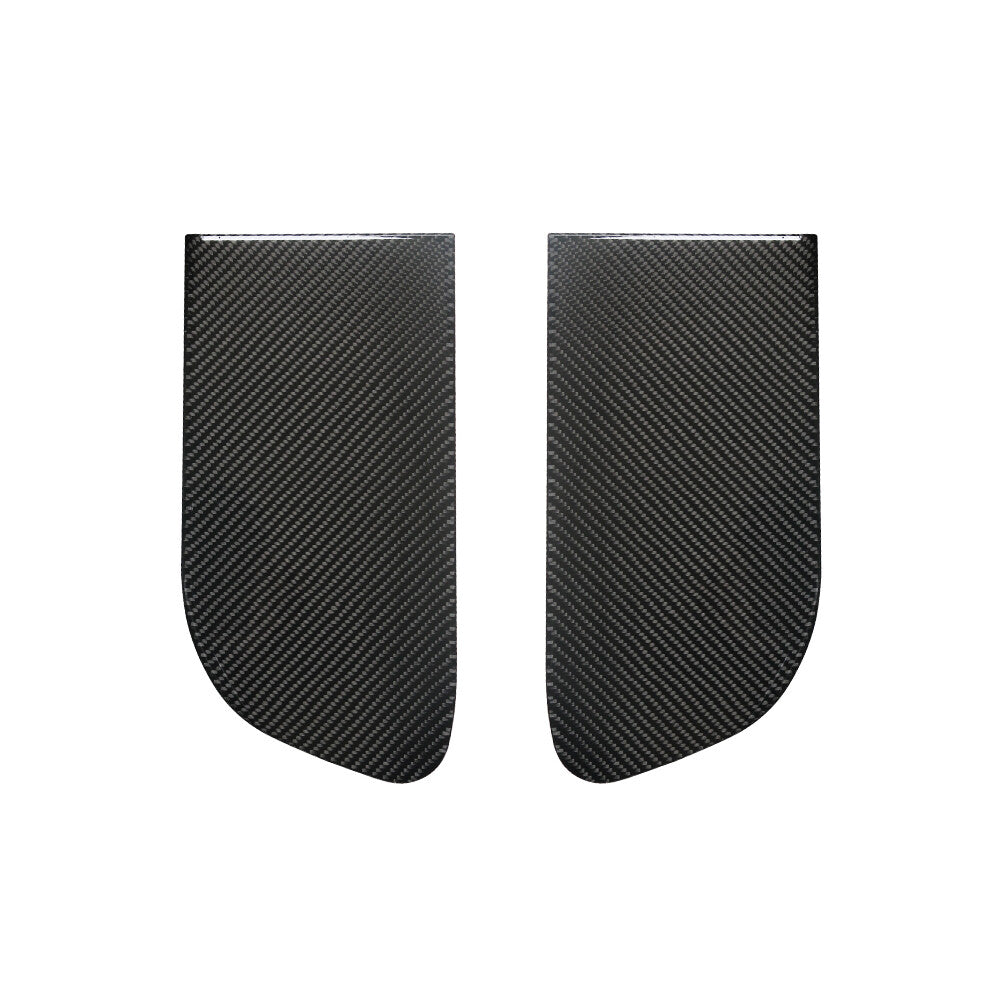 2Pcs Carbon Fiber Center Side Rear Frame Cover Trim for Dodge Durango 2014-2020