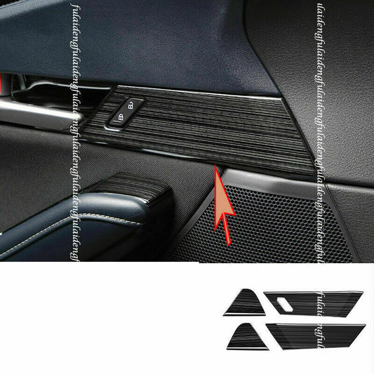 for Mazda CX-30 2020-2022 Black titanium Inner Door Handle Bowl Cover Decor Trim