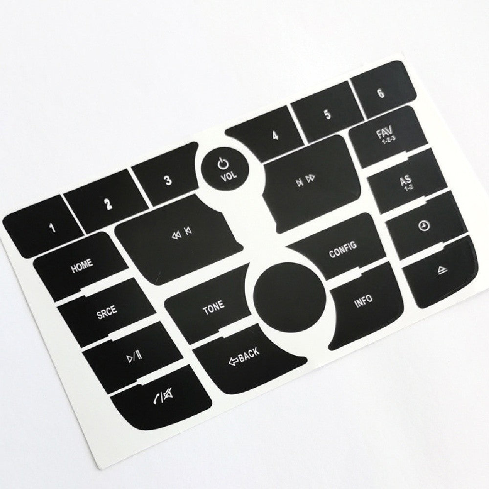 Radio Button Repair Decal Sticker Set for Buick Verano 2012-15