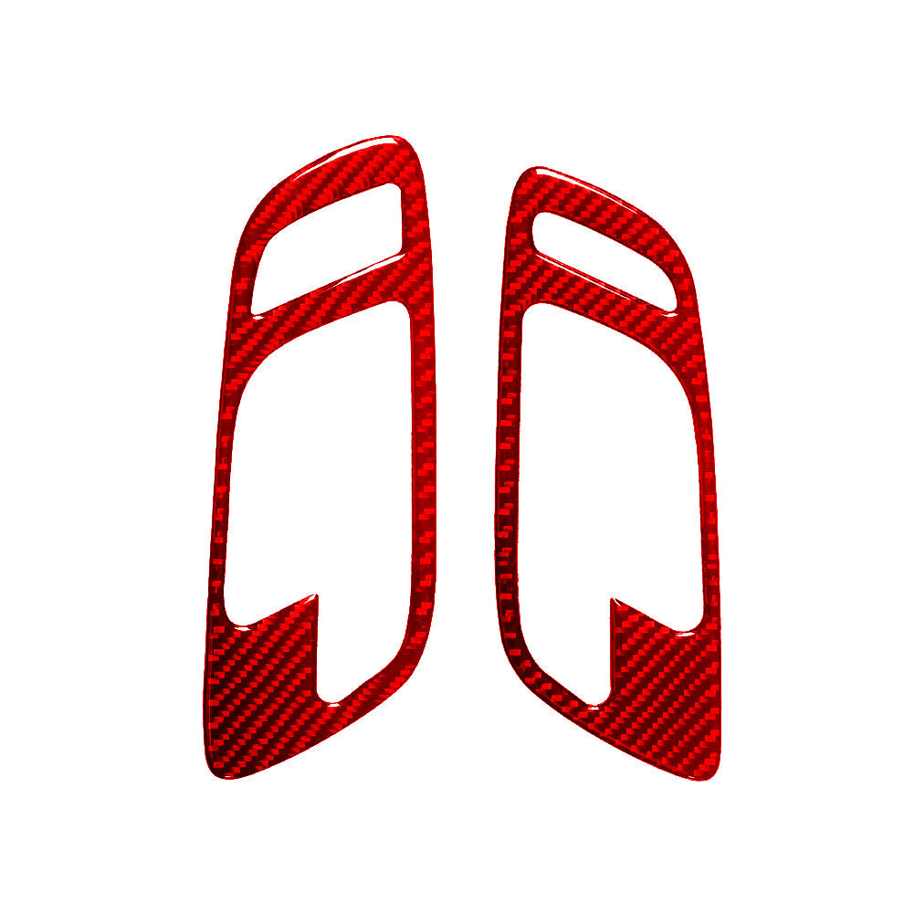 Red Carbon Fiber Climate Control Cover Trim For Silverado/tahoe/ for sierra 2007-2014