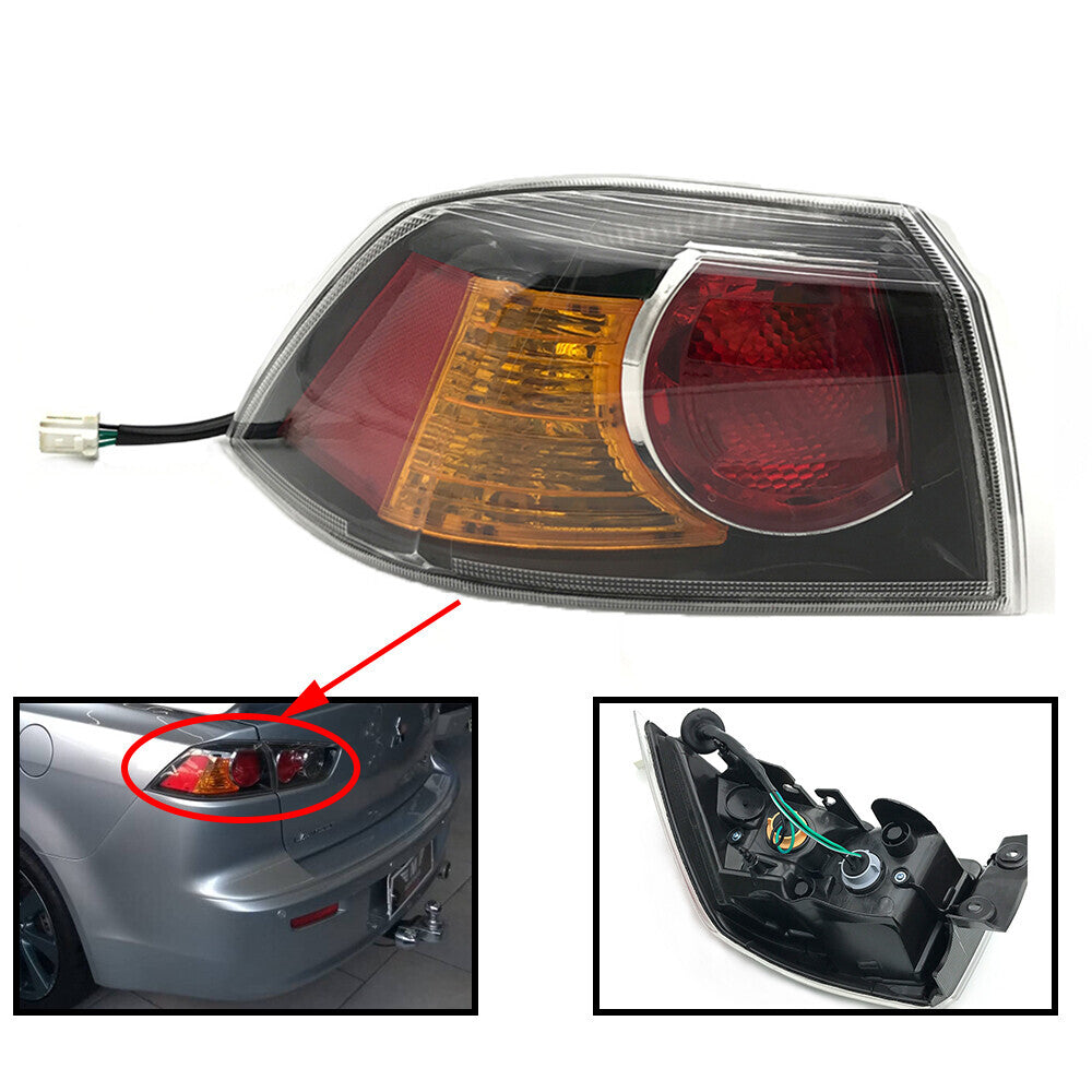 New 8330A621 Tail Light Lamp Left Driver Side For Mitsubish Sedan 2009-2015
