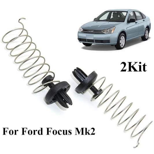 Emblem Mounting Kit Front Center Grille Oval Badge Repair Spring Clips Retainer