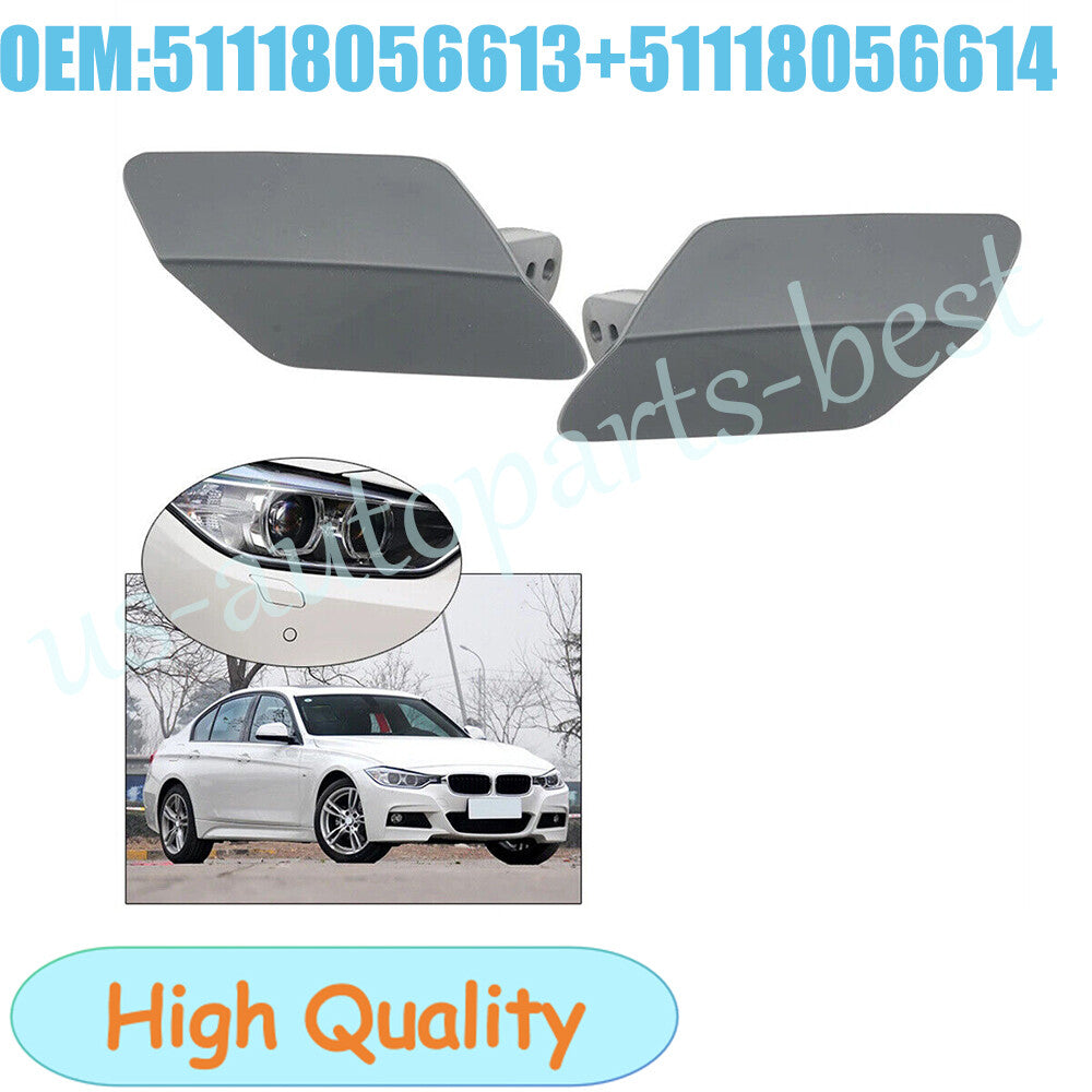 2Headlight Washer Cap For 2013-2018 for BMW 3 F30/F31 M-sport 320i 328iX 330i