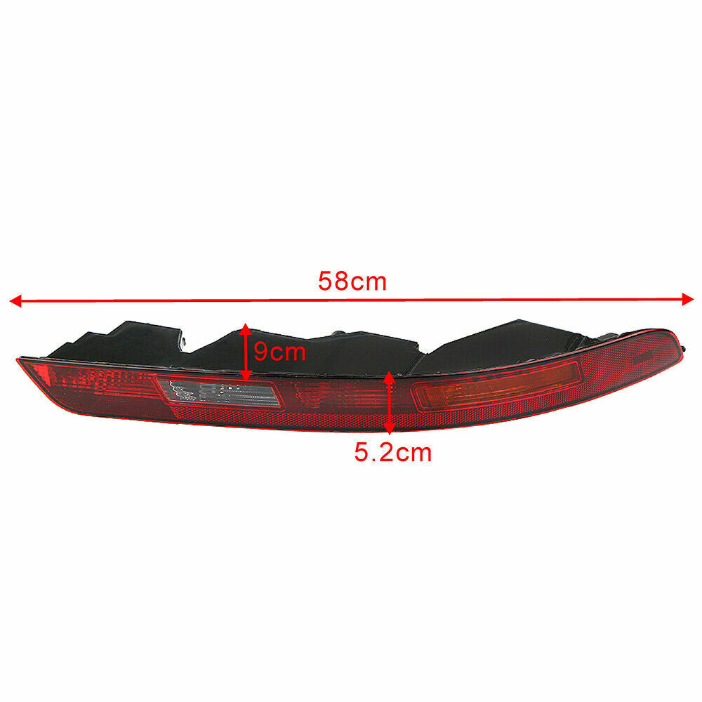 Rear bumper lower taillights with reverse stop lights applicable to for Audi Q3 SUV 2016-18 EU style
