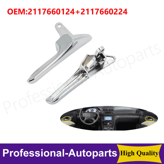 One pair of chrome-plated door handles suitable for Mercedes-Benz W211, S211, E550, E350