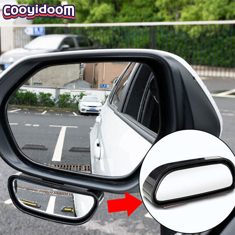 2-piece panoramic blind spot side mirror sticks with 360-degree wide-angle trailing effect