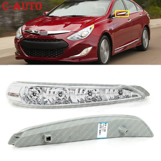Pair Rearview turn signal light Side Mirror Light for Hyundai Sonata 8 2010-2014