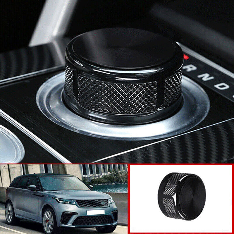 for Range Rover Velar 2018-20 Black Alloy Center Console Gear Shift Knob Ring 1X