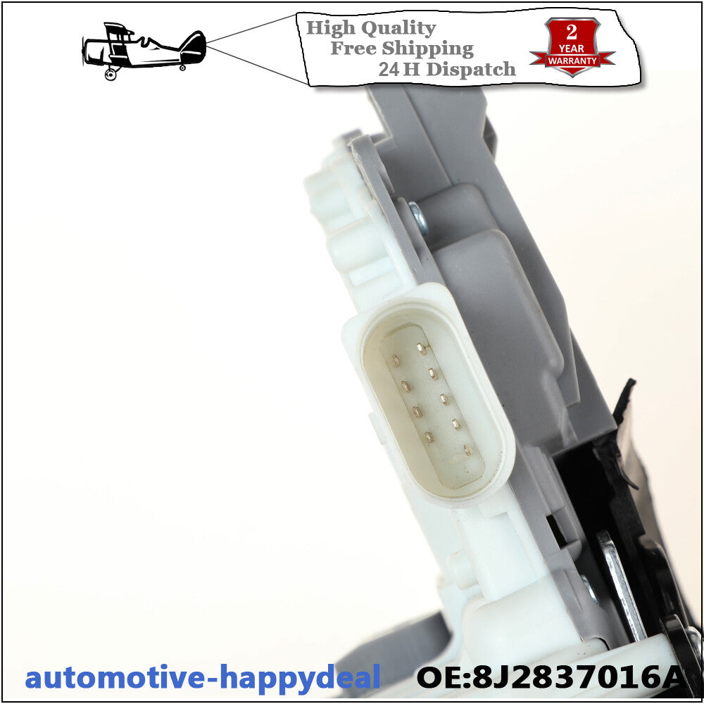 for AUDI A4 B8 / A5 8T DRIVERS SIDE FRONT DOOR LOCK ACTUATOR 8J2837016A (9-PIN)