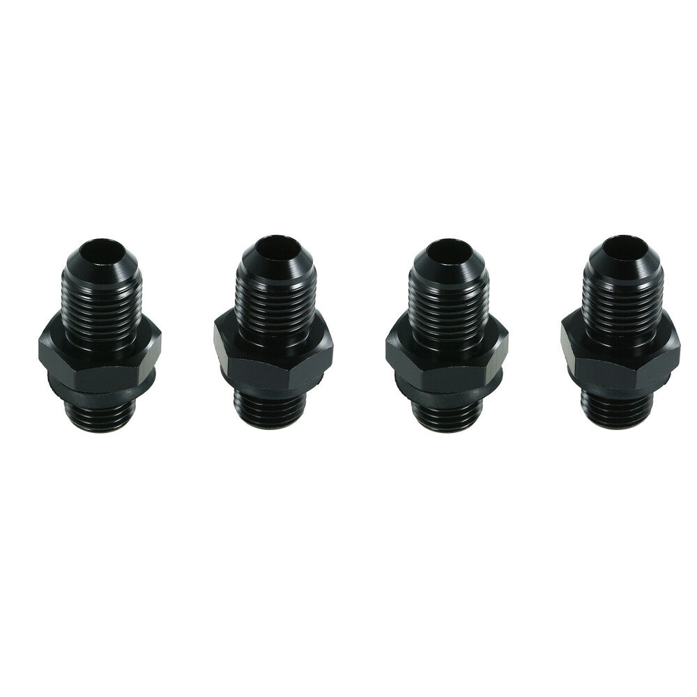 4-Pack 6AN-1/4 Transmission Oil Cooler Adapters for Universal Turbo 350 400 4L60E