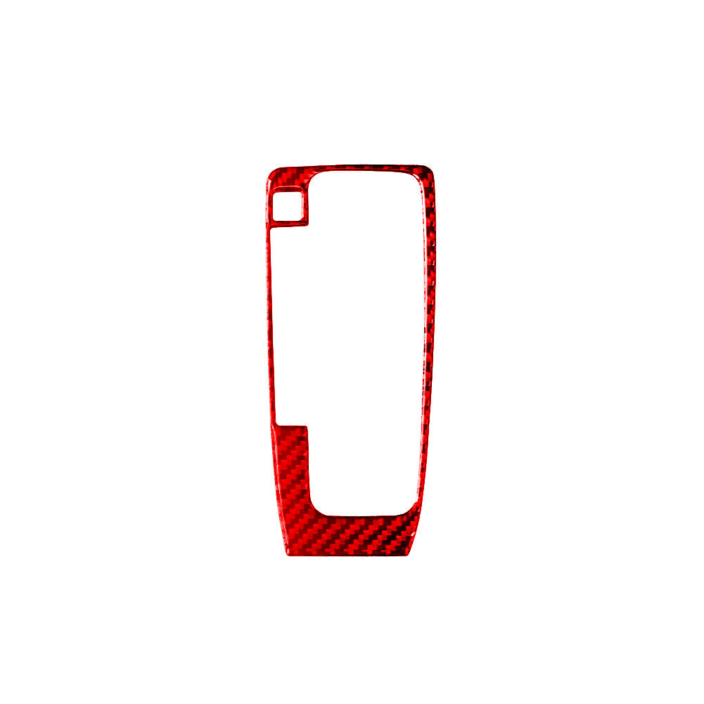 Red Carbon Fiber Gear Shifter Inner Frame Cover Trim for Nissan Altima 2019-2022