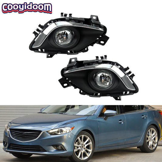 LED daytime running lights, fog lights, spoilers, and wiring kit for Mazda 6 (2014-2016)