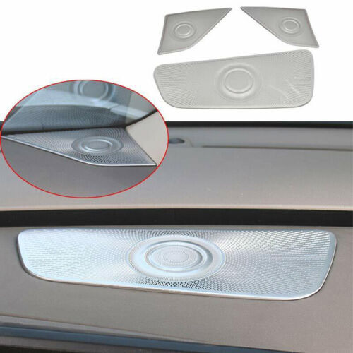 for Kia Carnival 2022-2023 Matte Silver Inner Dashboard Speaker Cover Trim 3X
