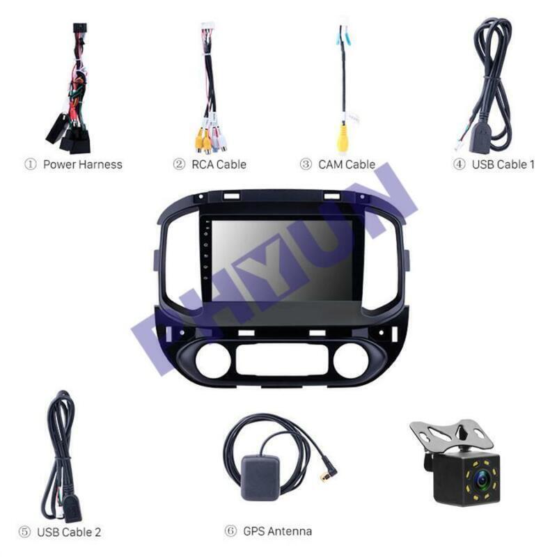 9 Android 10 Car Radio GPS Multimedia Player for Chevy for Chevrolet Colorado 15-17