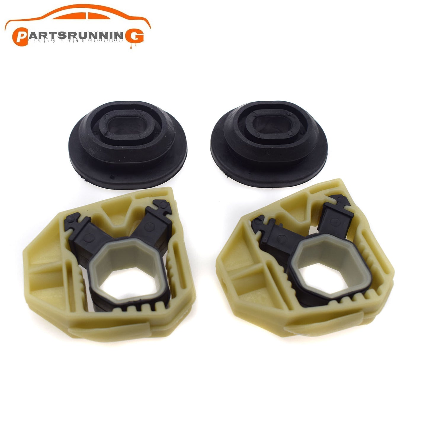UpperLower Radiator Bracket Mount Set for VW Eos for Golf for Jetta MK5 MK6 PassatB6 B7