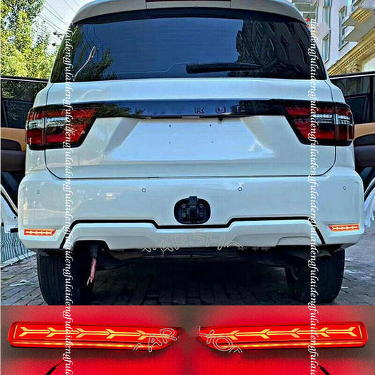 LED Rear Bumper Reflector Fog Brake Turn Indicator Lights for Nissan Armada Y62