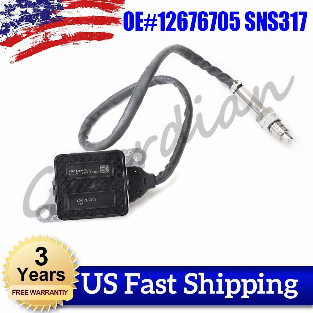 One new Nox sensor 12676705 for GMI for Sierra 2500 3500 HD 2017 for Chevrolet Silverado.