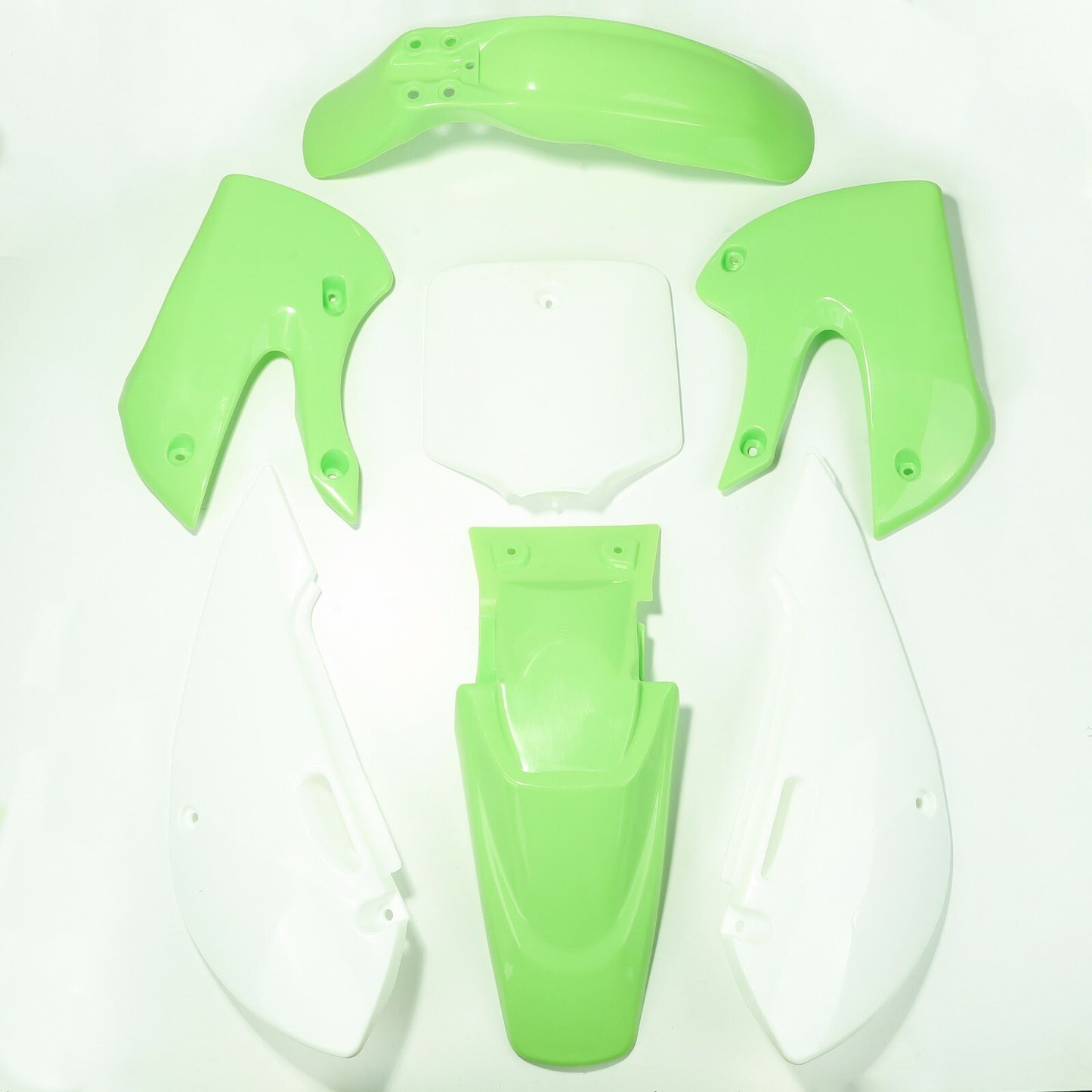 Plastic fairing kit fuel tank for seat for Kawasaki KLX110 and KX65 Pit bicycles 125cc 140cc