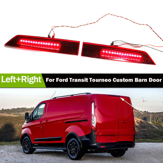 Rear 3-level advanced brake stop lights for Ford Transit Tourneo custom barn doors