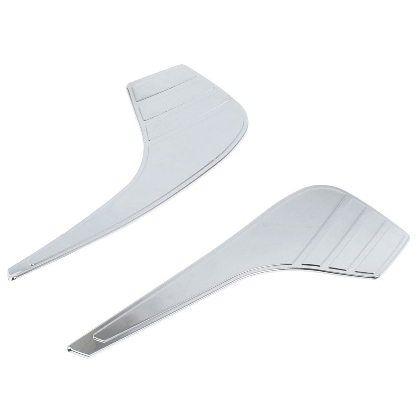 Chrome Motorcycle Tri-Line Fairing Accents Fit for Harley Electra Glide Trike