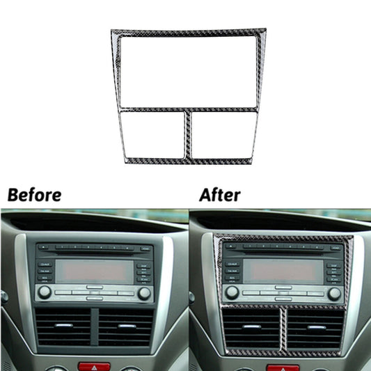 Carbon Fiber Ccenter Console Cover Trim for Subaru Forester 2009-2013 Type A