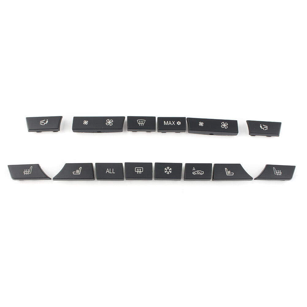 14 Button Key Caps Repair A/C Heater Switch for BMW F07 F10 F11 61319313924