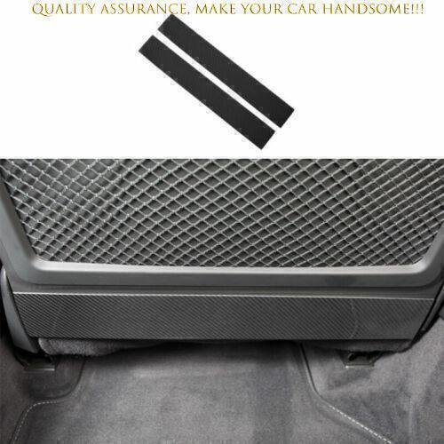 for Seat Behind Net Bag Frame Cover Trim for Audi A6 A7 2019-2024 Carbon Fiber Steel