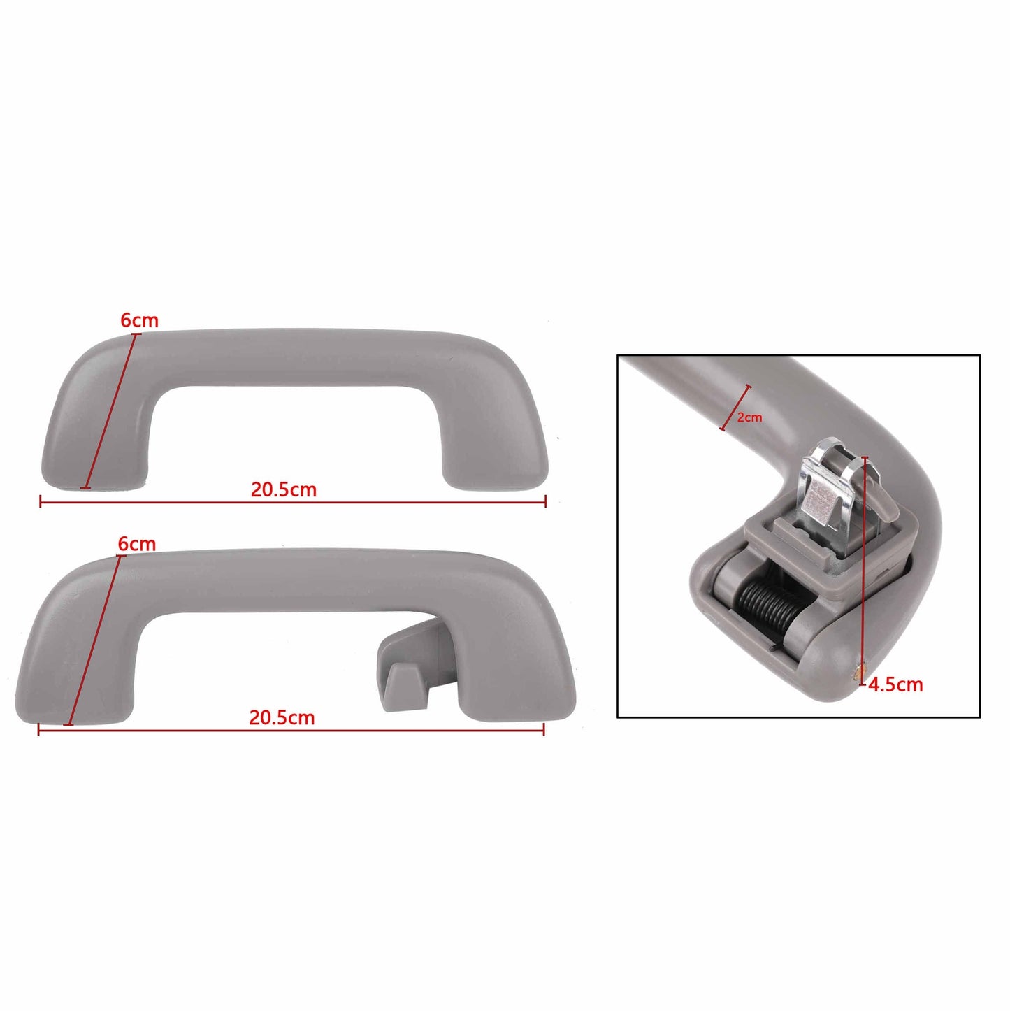 4-Piece Interior Roof Handle Grab for Toyota for Corolla Yaris Rav4 74610-52030