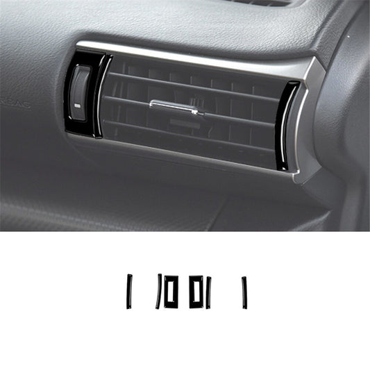 6X Gloss Black Air Vent Outlet Cover Trim for Lexus RC300 350 200T 2015-2020