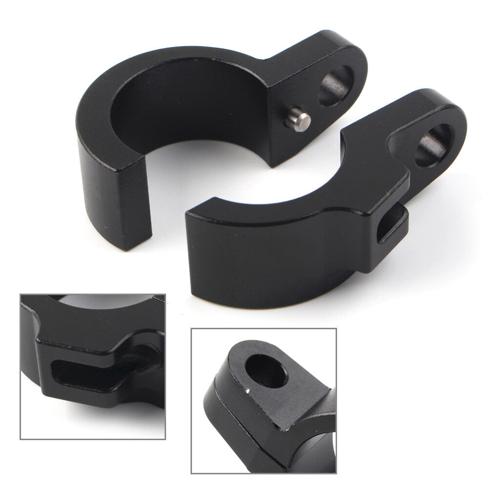 Fit for HONDA CR80R CR85R CR125R CR250R CNC Front Brake Hose Clamp Line Holder Black