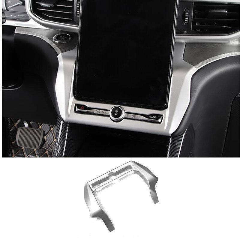 Central Console AC Switch Panel Trim Fit for Ford Explorer 2020-22 Matte Silver
