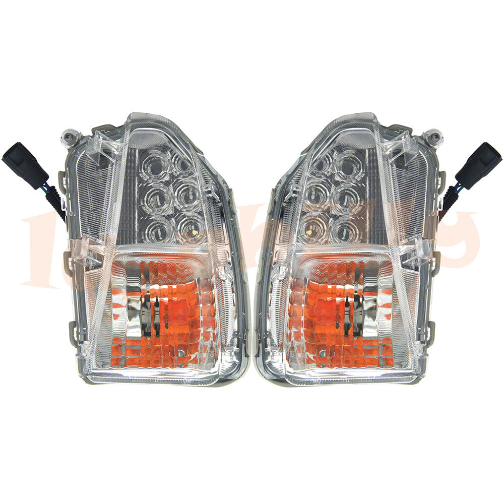 LHRH LED Turn Signal Fog Light Lamp Lens w/Bulb For 2013 2014 2015 for Toyota Prius