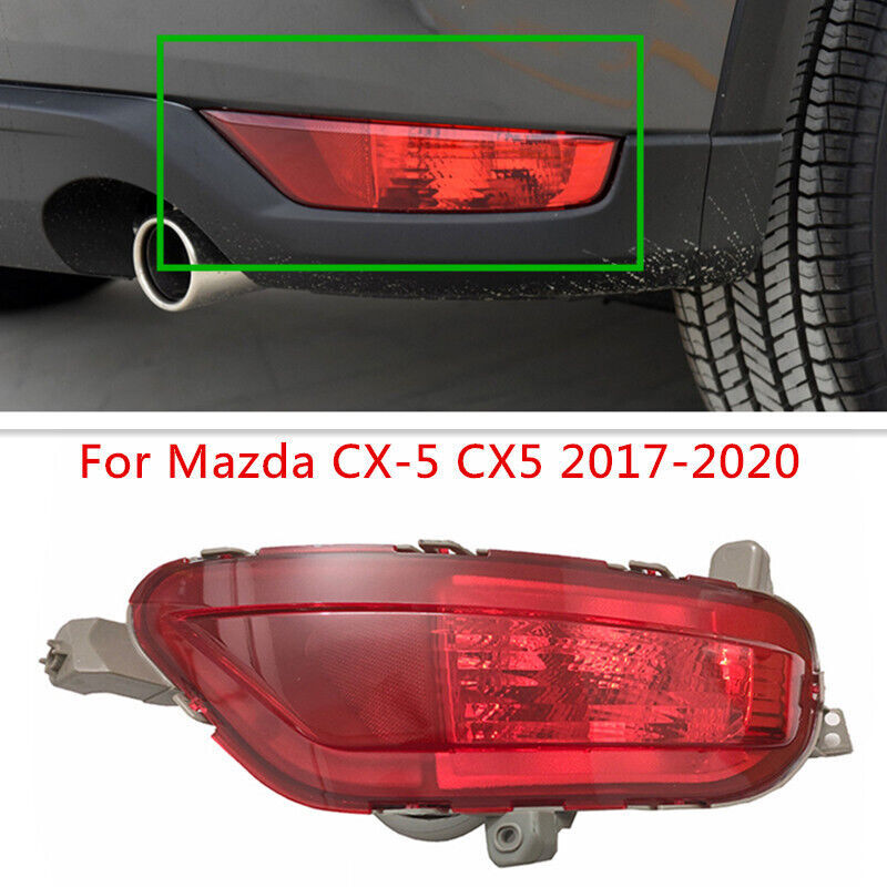Right Side Rear Bumper Reflector Fog Light Warning Light for Mazda CX-5 2017-20