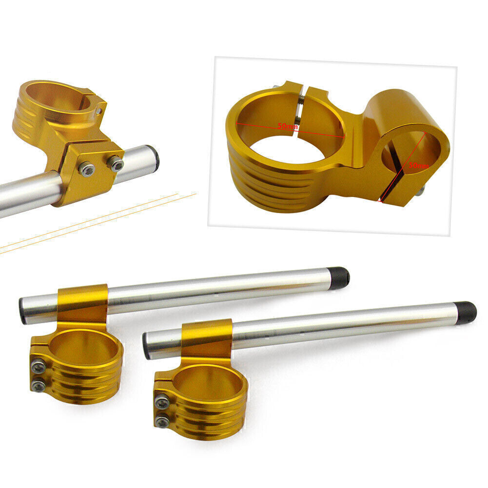 Lenker mit 50mm Gabelrohr Klemme f¨¹r for Suzuki GSXR600 750 93-11 GSXR1000 2001-11