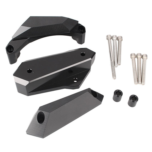 CNC Engine Guard Frame Slider Protector Fit for Yamaha YZF R3 R25 2015-2017 Black