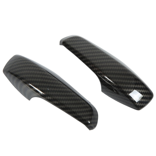 2pcs Inner Door Handle Trim Cover Carbon Fiber Color ABS Part for Smart Fort DON