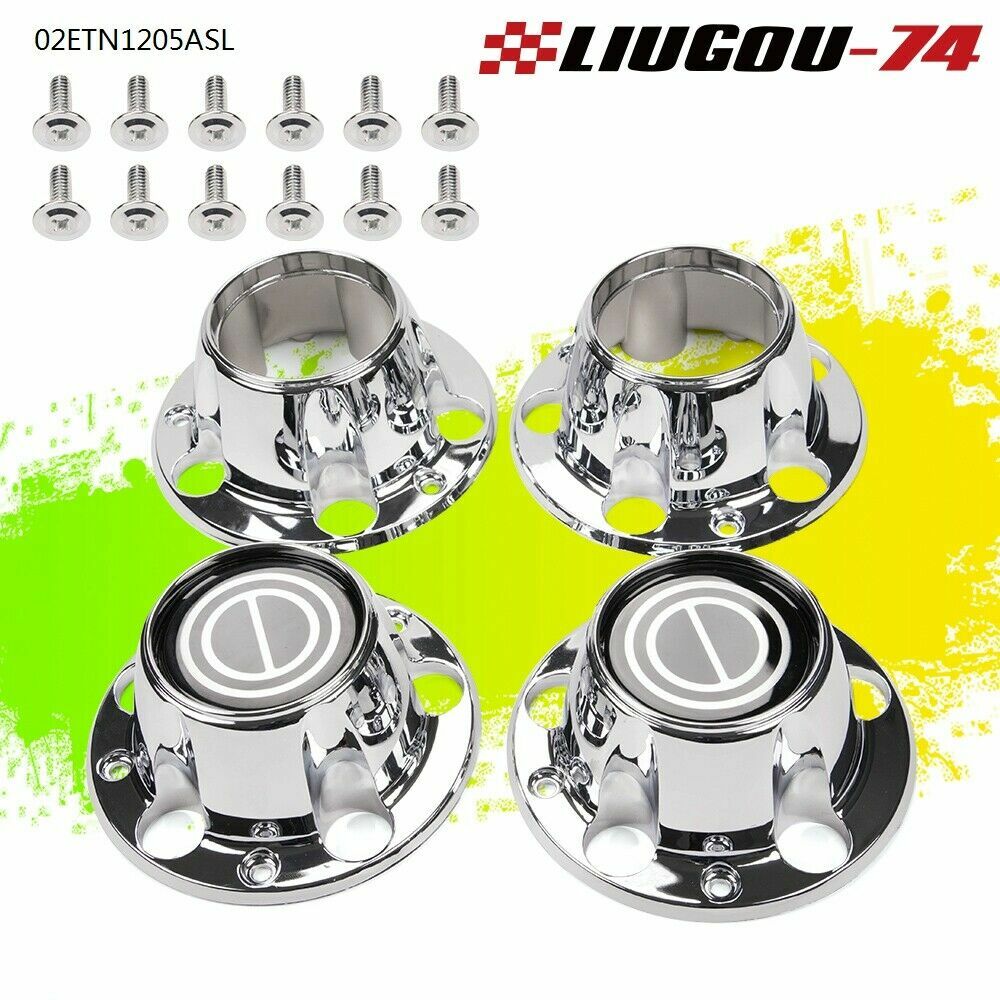 Suitable for 1980-96 BRONCO for FORD F-150 F150 4x4 wheel hubs, center cap kit with 2 brand new ones.