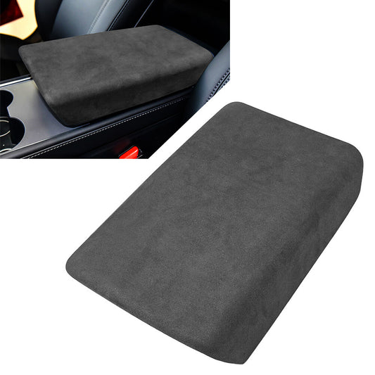 Car Central Console Armrest Box Protective Suede Cover for Tesla Model 3 2017-22