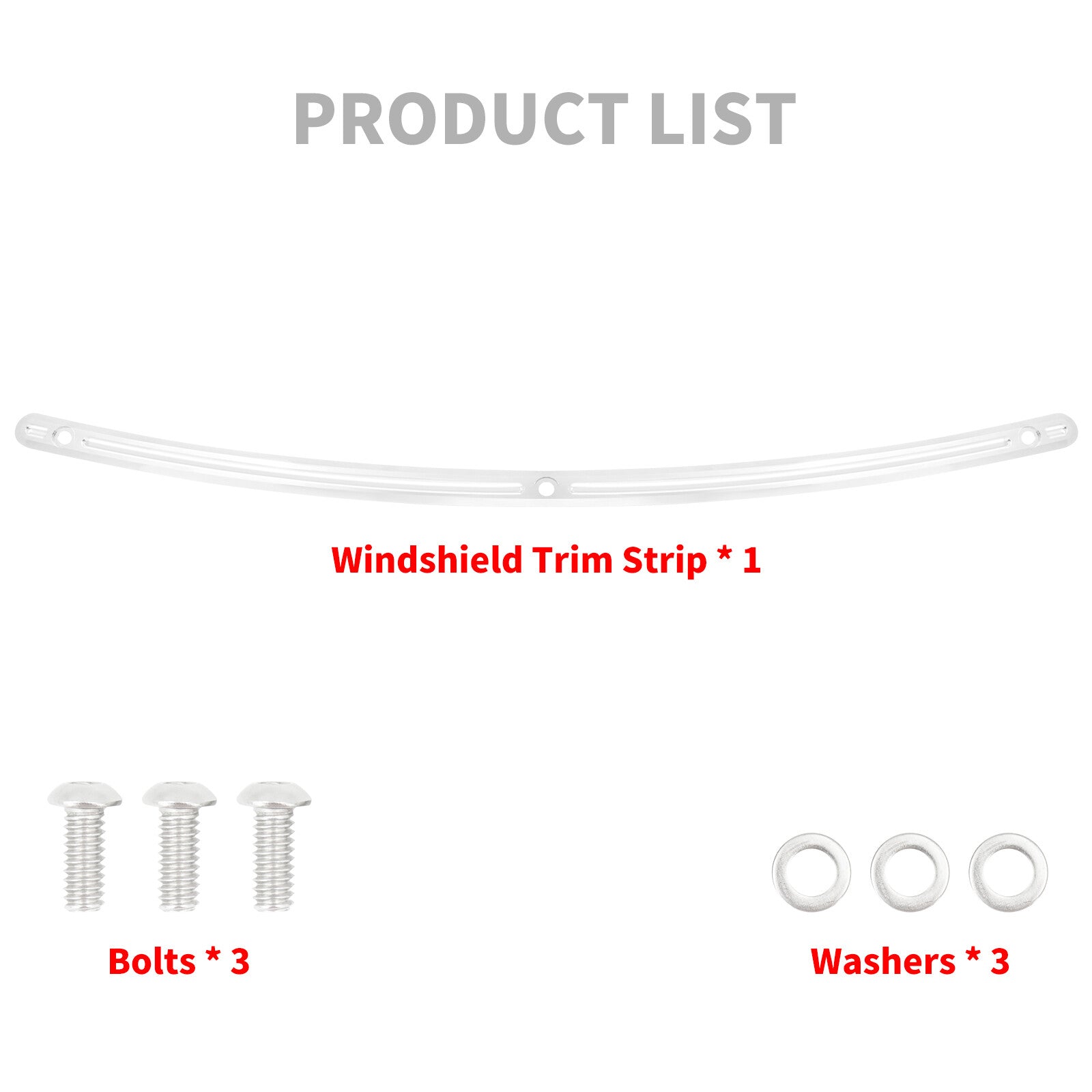 Chrome Front Windscreen Windshield Trim for Harley Electra Street Glide 96-2013