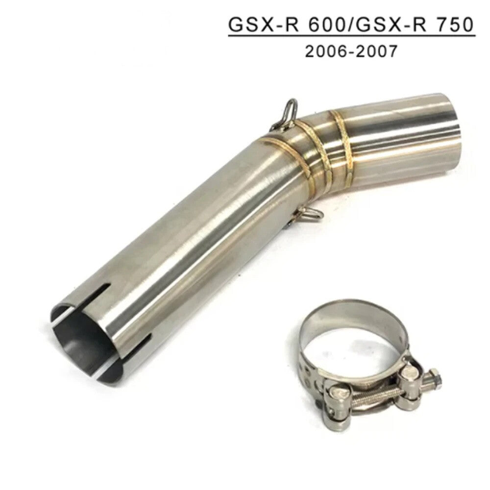 for SUZUKI GSX-R600/750 51mm Stainless Exhaust Mid Link Pipe Direct Fit 2008-2011