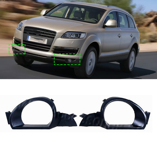 for Audi Q7 Pre-Facelift 2007-2009 Left Right Front Bumper Fog Light Cover Trim