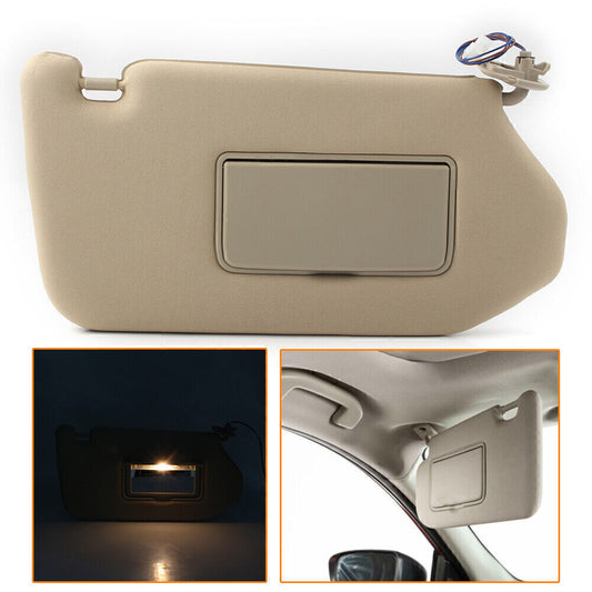 Right Sun Visor with Light Tan For 2013-2018 Pathfinder 2014-2017 for Infiniti QX60