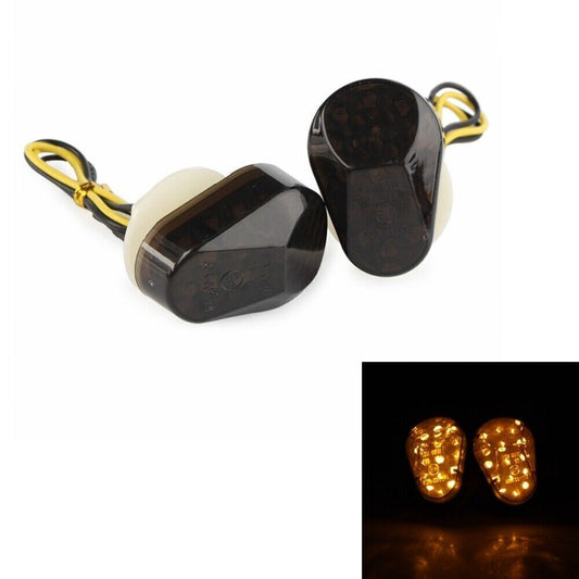 Flush Mount Turn Signal 12 Leds Blinker Light for Kawasaki ZX6RZX9R Z750