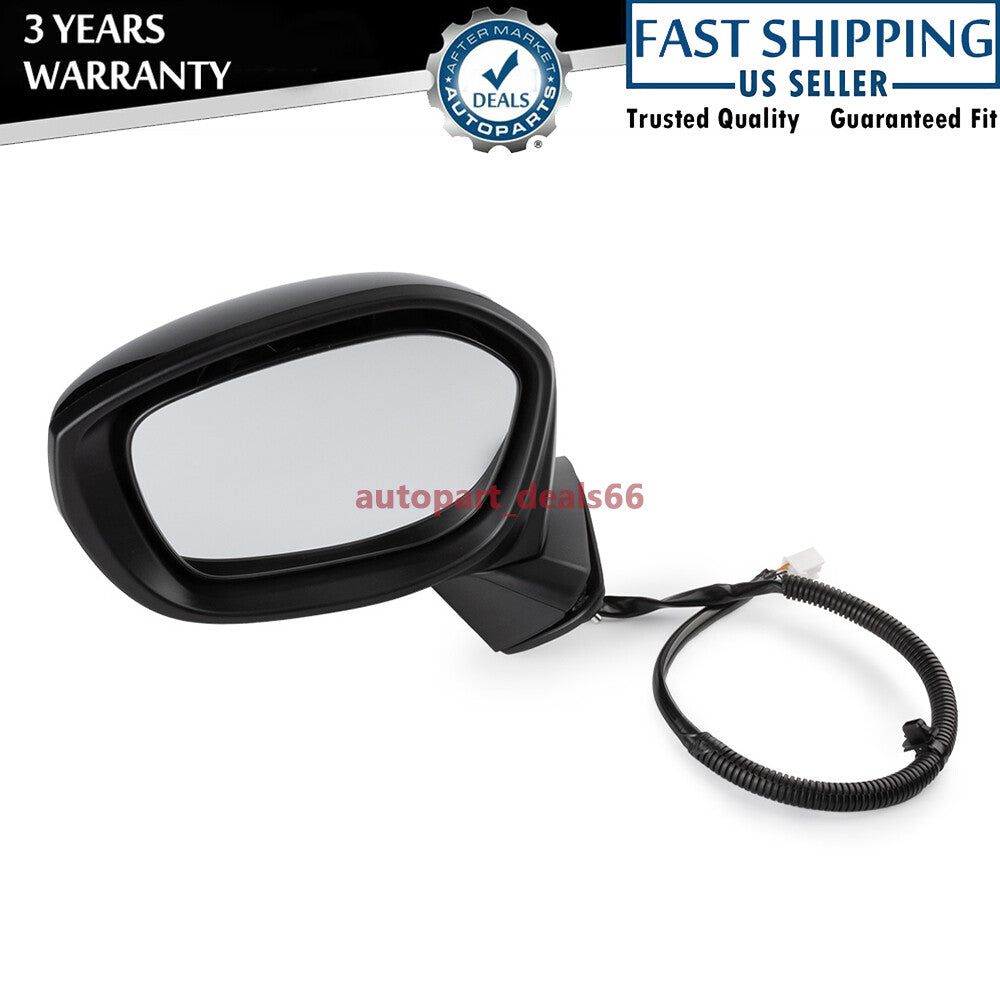Fit for Honda for Civic 2022/2023, left-side power adjustment, black mirror finish, 3-pin connector, 76258T20A01
