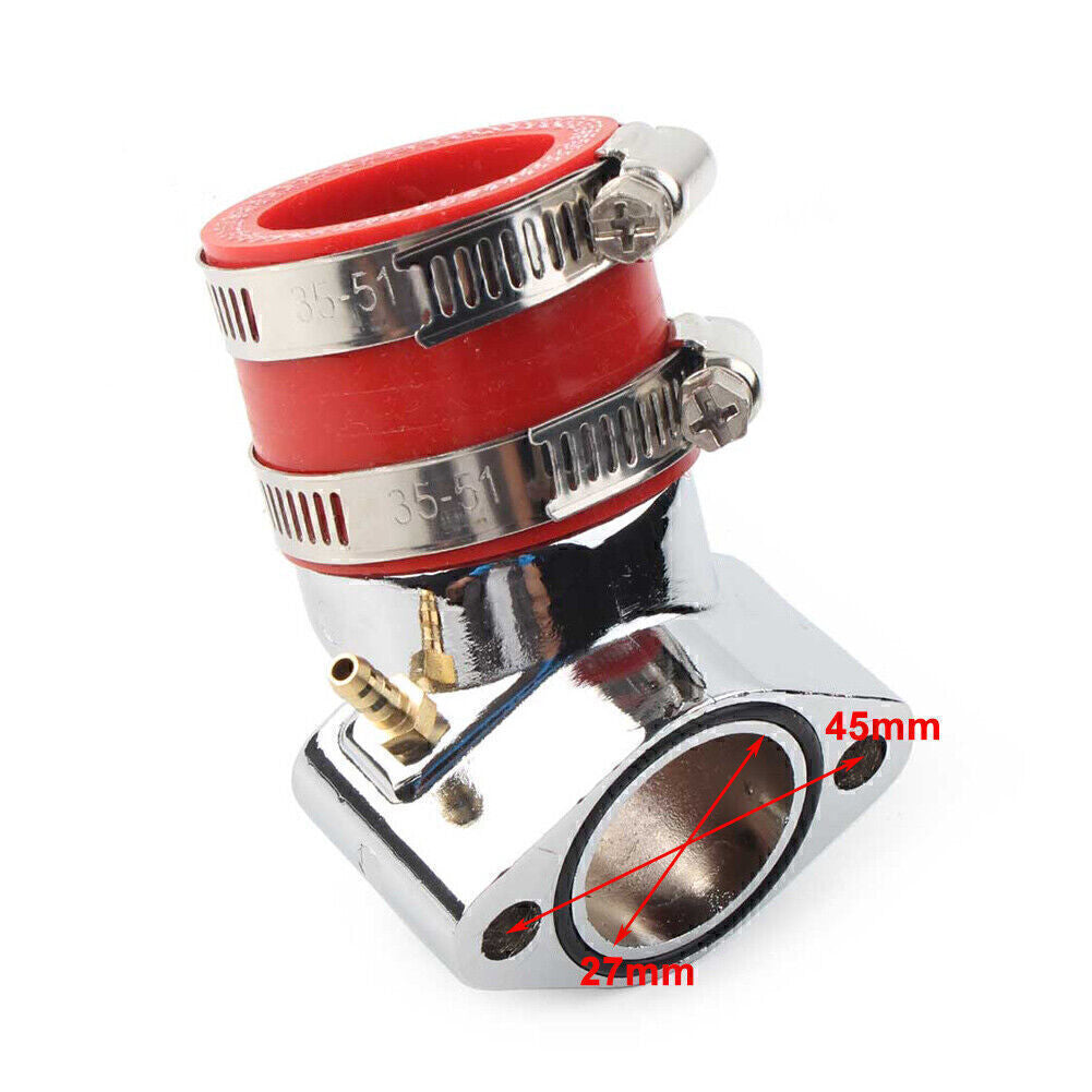 For GY6 150cc Chinese Scooter GoKart Performance Aluminum Racing Intake Manifold