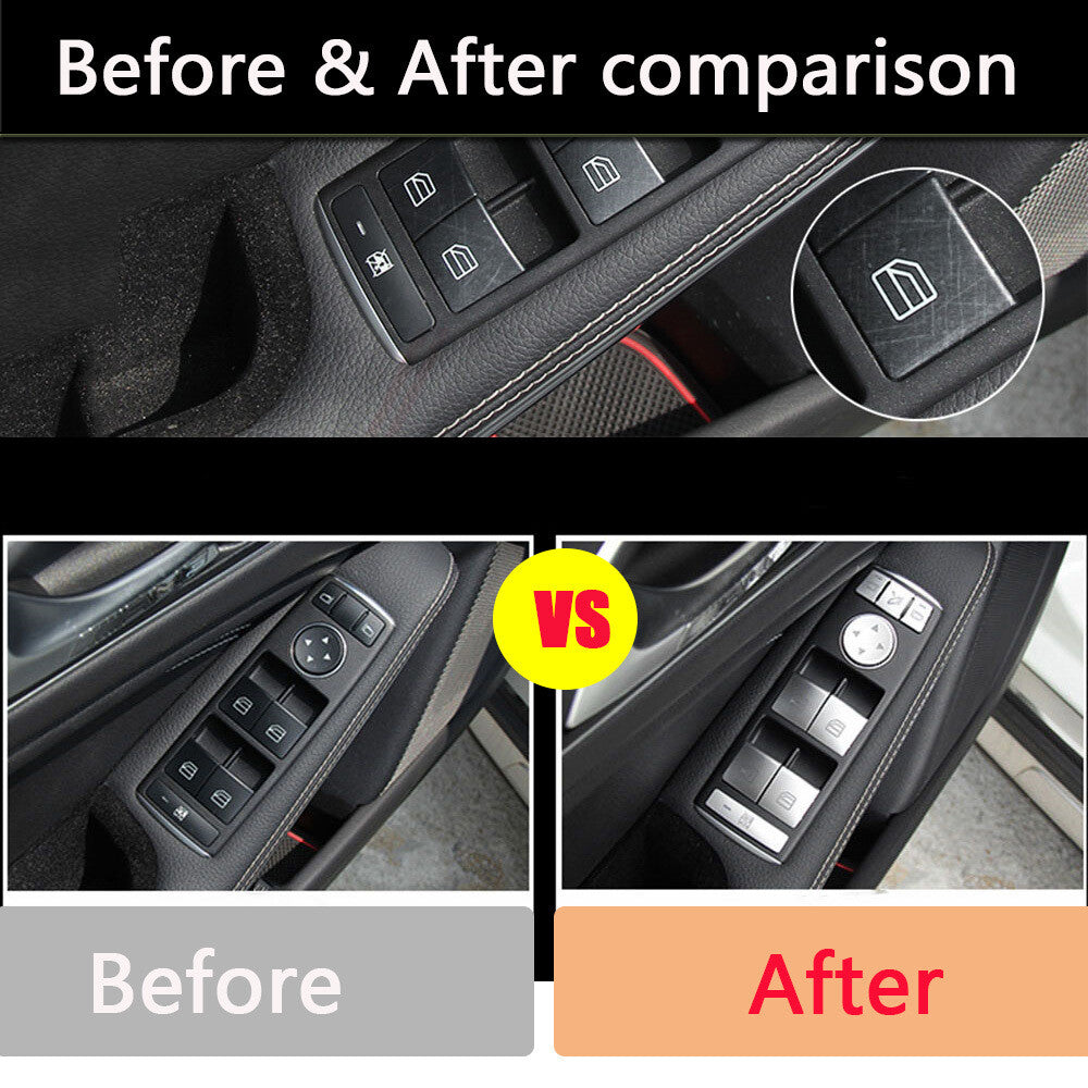 14PCS Door Window Lift Control Switch Button for Benz A B C E Class GLA GLE