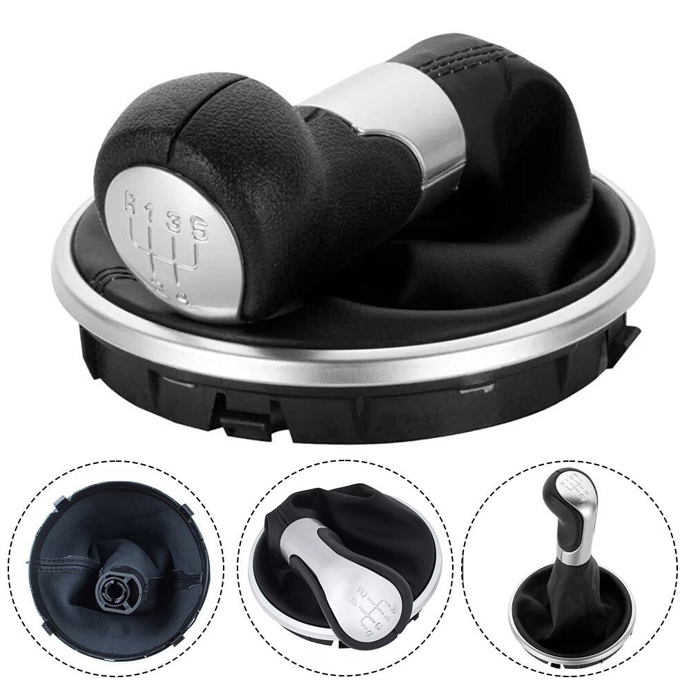 Gear knob and lever cover and case for Skoda for Fabia MK2 for Roomster