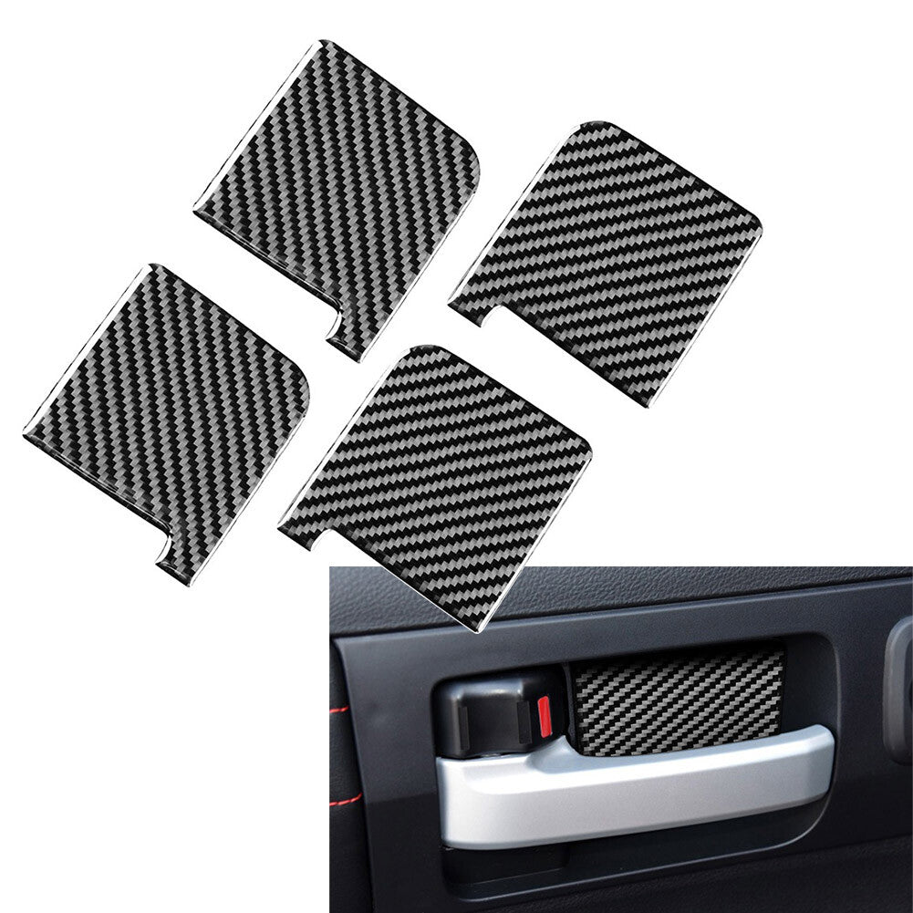 for Toyota Tundra 2014-2021 Carbon Fiber Door Handle Bowl Cover Trim