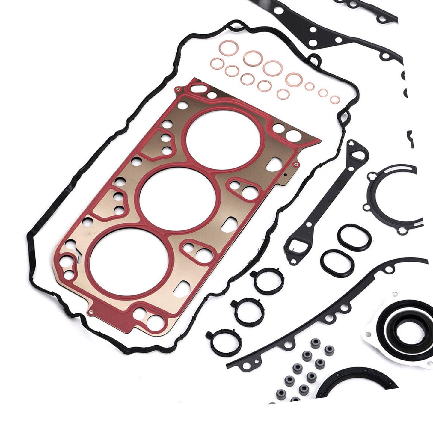 Engine Rebuild Overhaul Kit - Main Bearings Pistons Rings Set Fits for Porsche