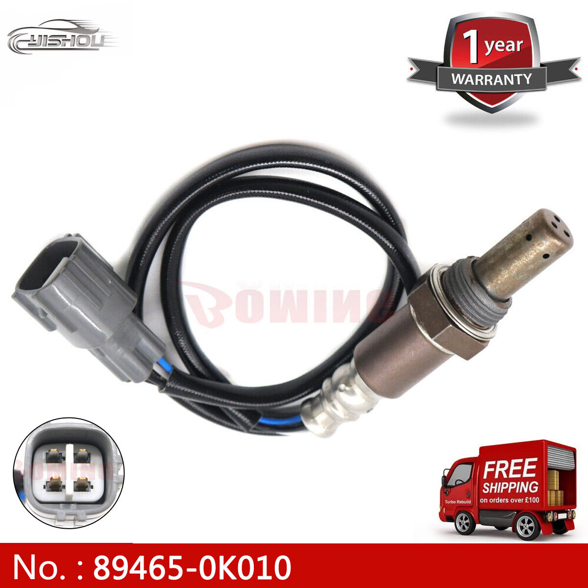 Oxygen (O2) sensor and air-fuel ratio sensor suitable for Toyota Fortuner Hilux 89465-0K010 (new)